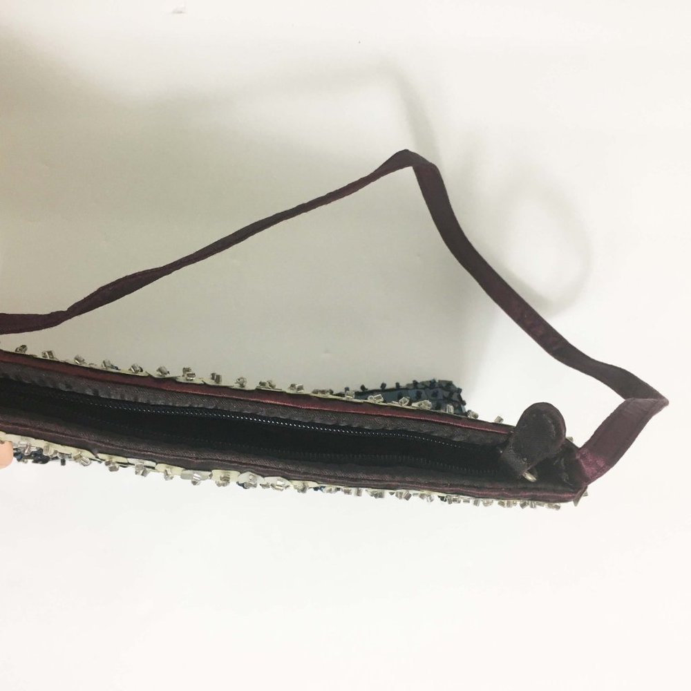 Blue & Purple Sequin Handbag - Picture 4 of 4